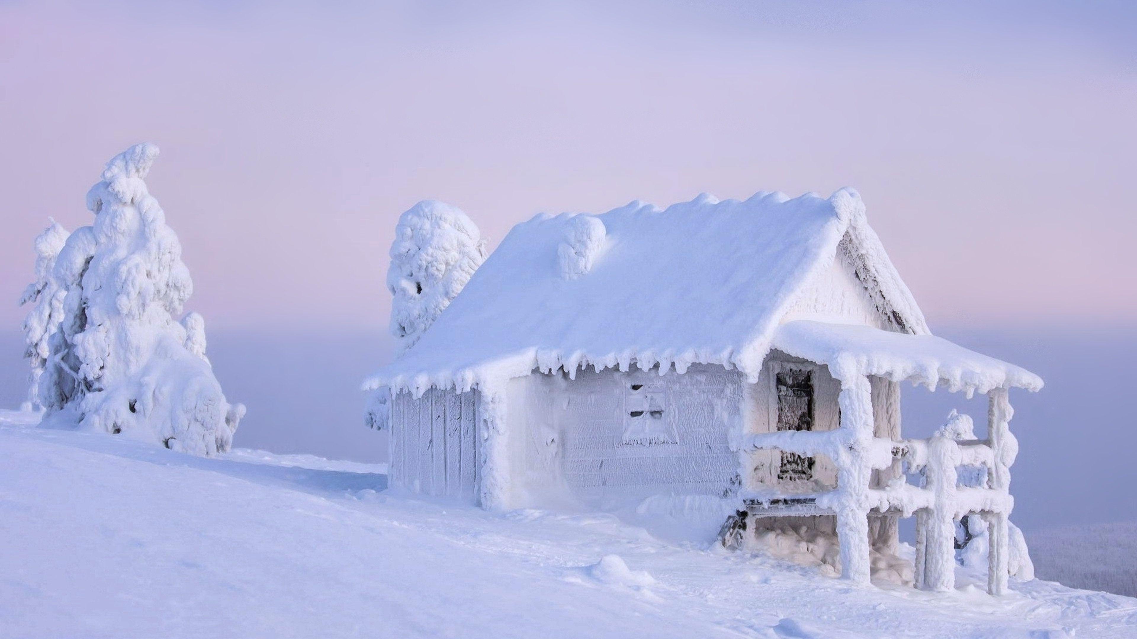 Snow Winter 4K Ultra HD Wallpaper [3840x2160]