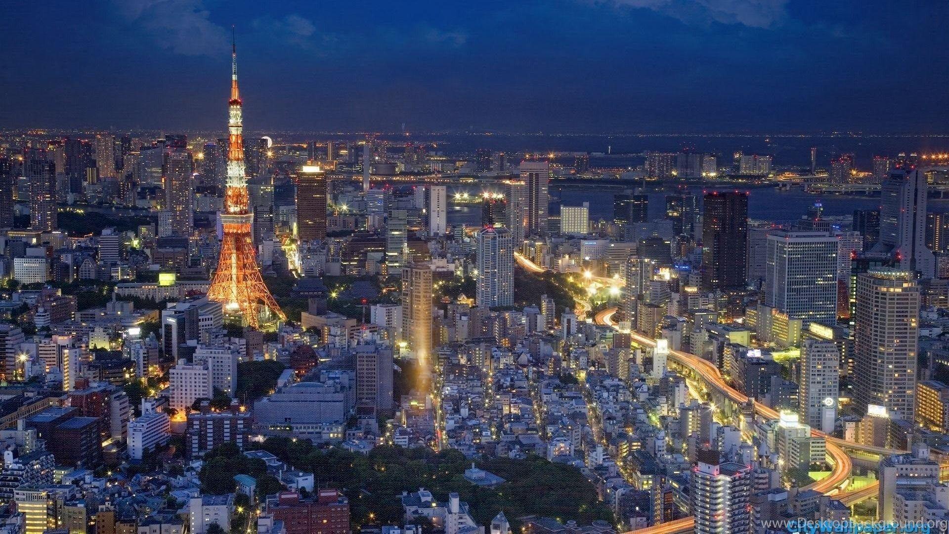 Tokyo Tower Japan Cities Landscape Photography Wallpaper 07
