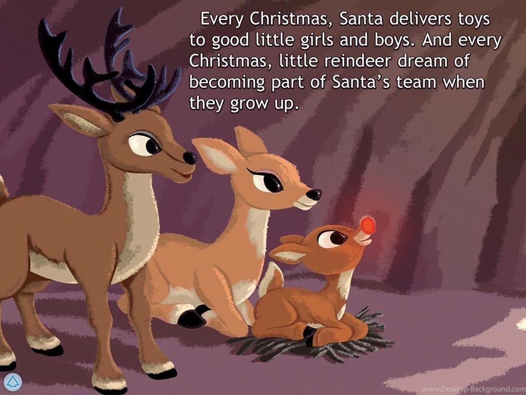 Rudolph The Red Nosed Reindeer Wallpaper Image Desktop Background
