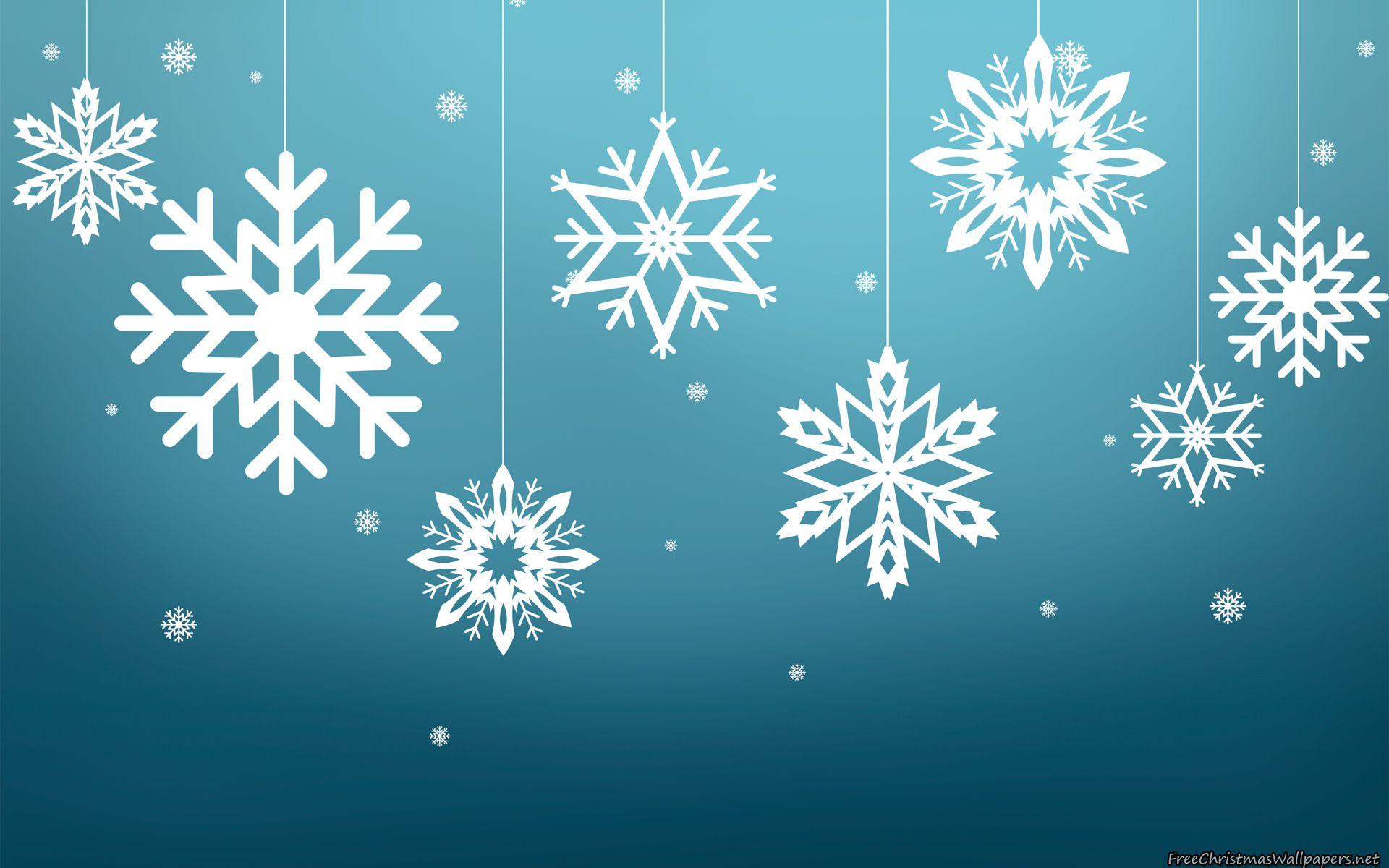 Snowflake Christmas Ornaments Wallpapers