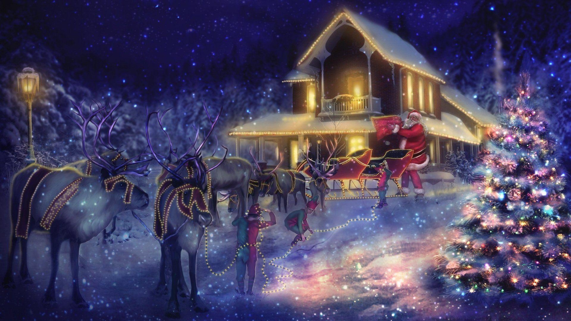 Santa HD Wallpaper and Background Image