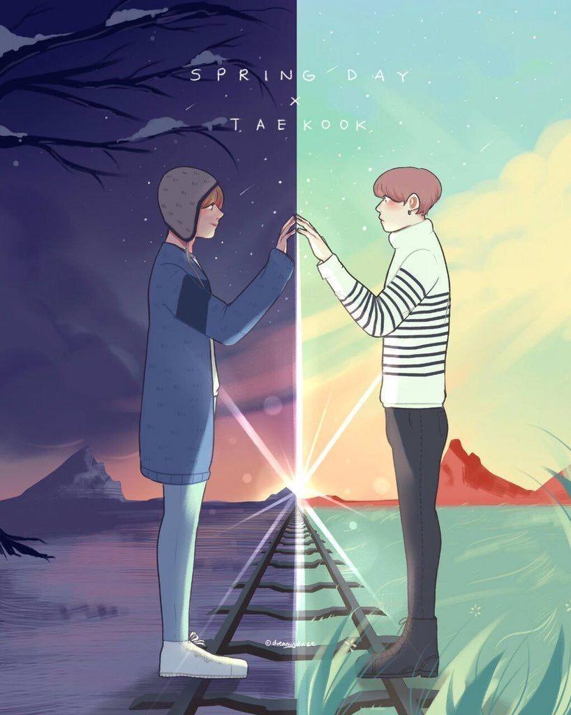  BTS  Spring Day Wallpapers  Wallpaper  Cave