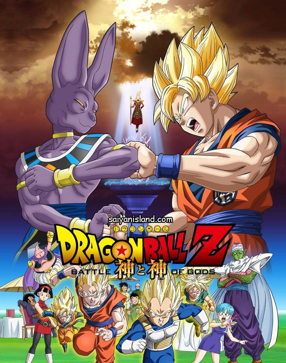 Dragon Ball Z Battle of Gods Poster Cartoon Wallpaper Image for iPhone