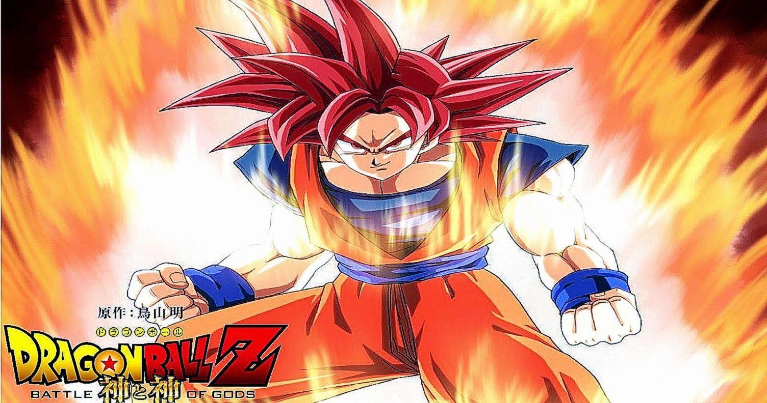 Dragon Ball Z Battle Of Gods Goku Super Saiyan God. Important
