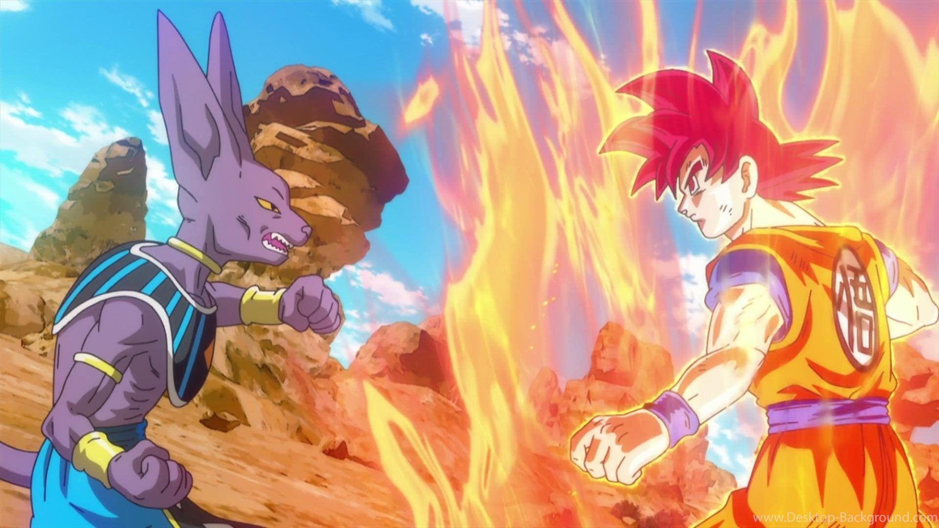 Songoku Dragon Ball Battle Of Gods Wallpaper Desktop Background