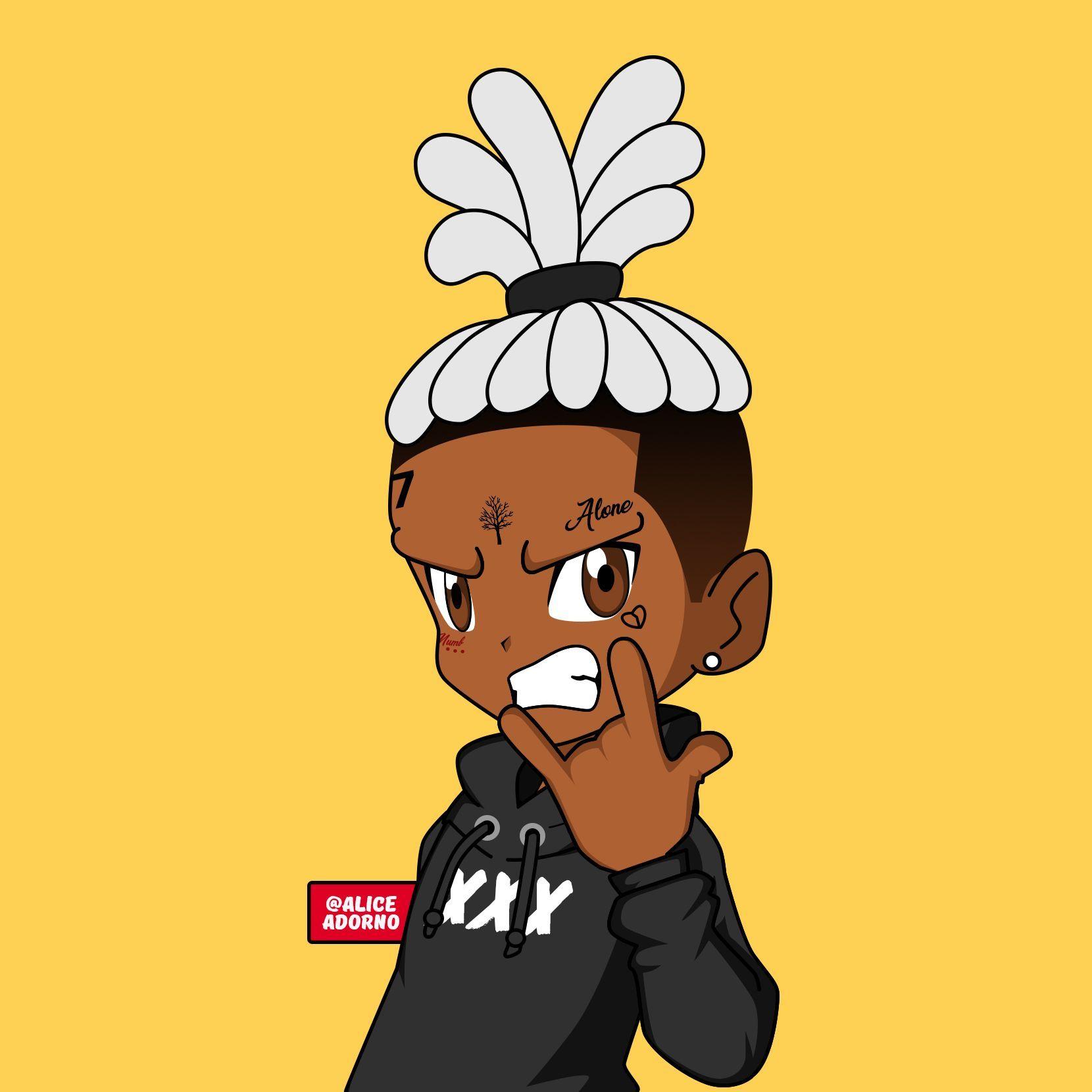 Cartoon XXXTentacion Wallpapers - Wallpaper Cave