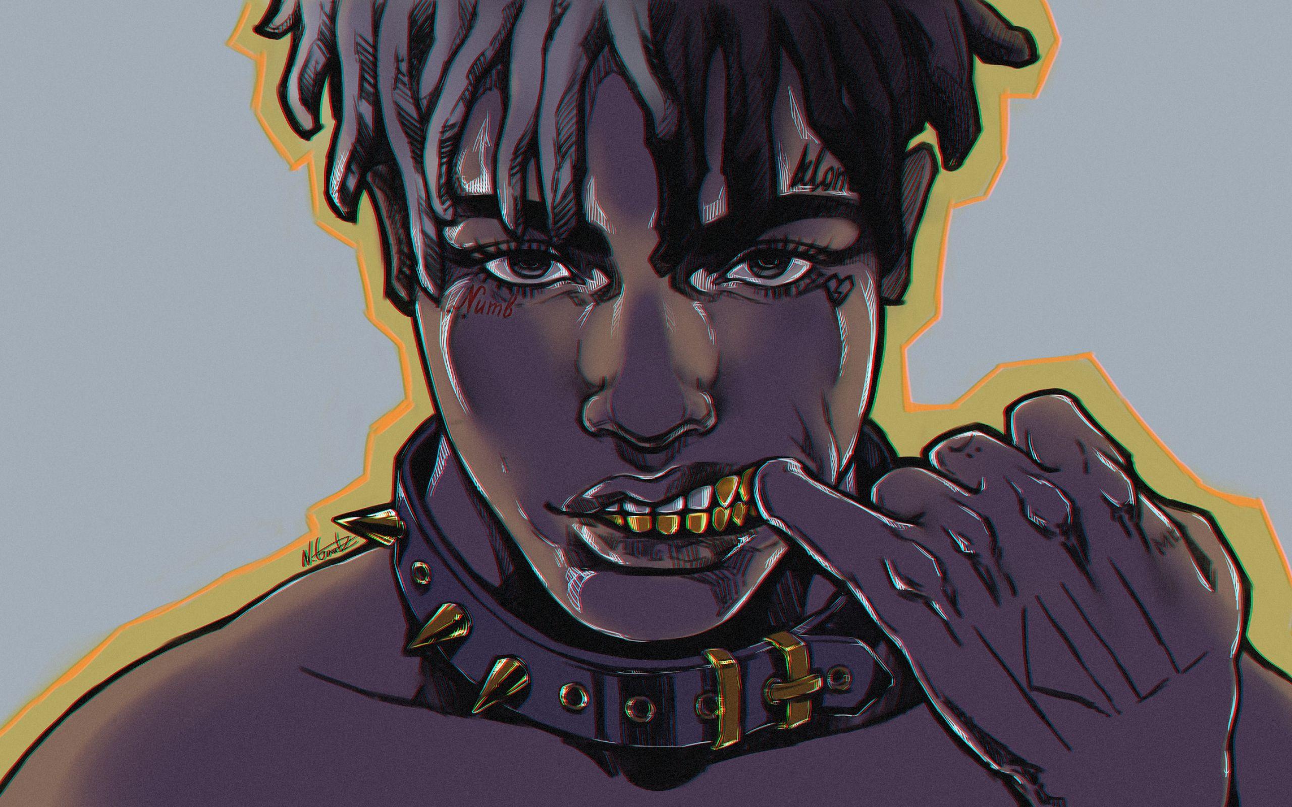 XXXTentacion Blue Hair Digital Art - wide 6