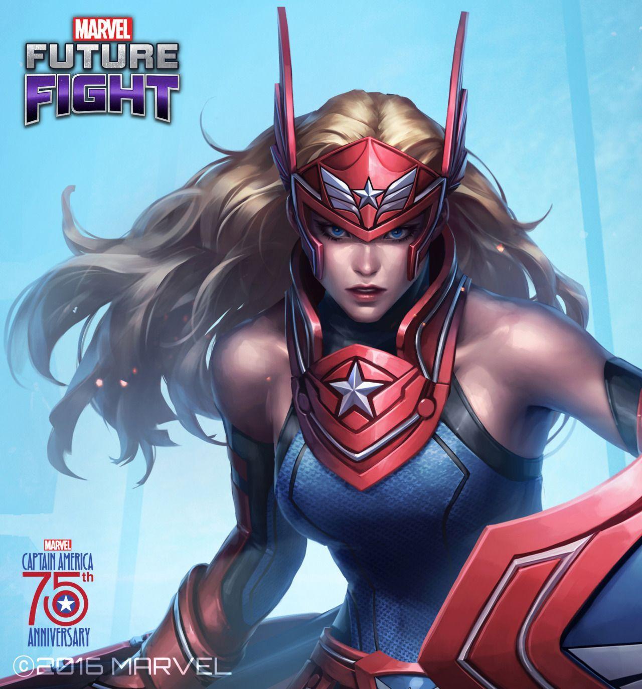 Marvel Future Fight: Sharon Rogers Lee. Captain America
