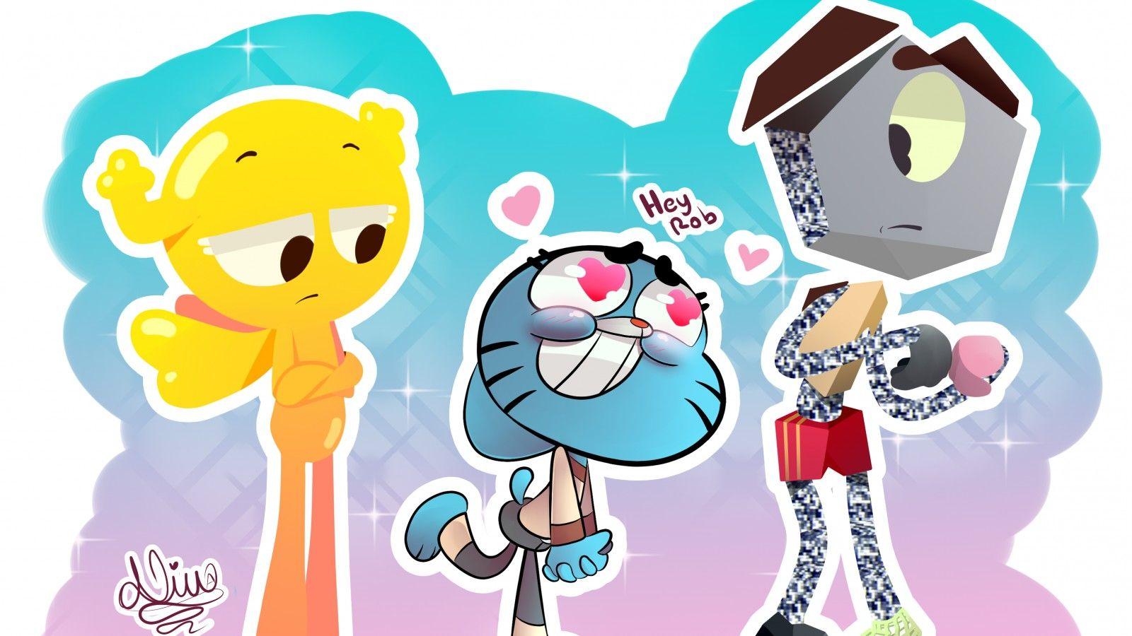 Download Wallpaper 1600x900 Amazing world of gumball human, Amazing