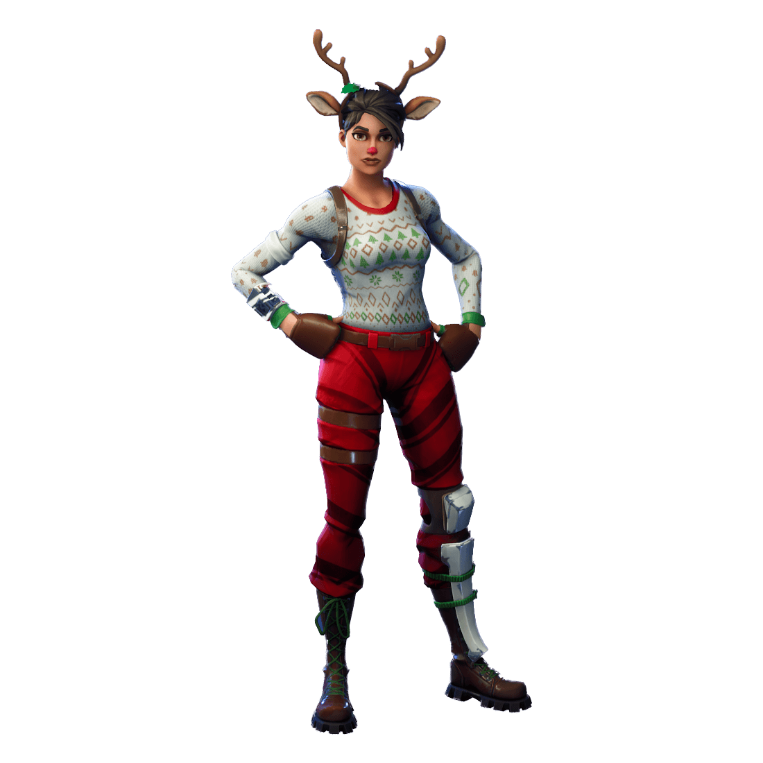 Fortnite Red Nosed Raider PNG Image. Free Transparent CC0