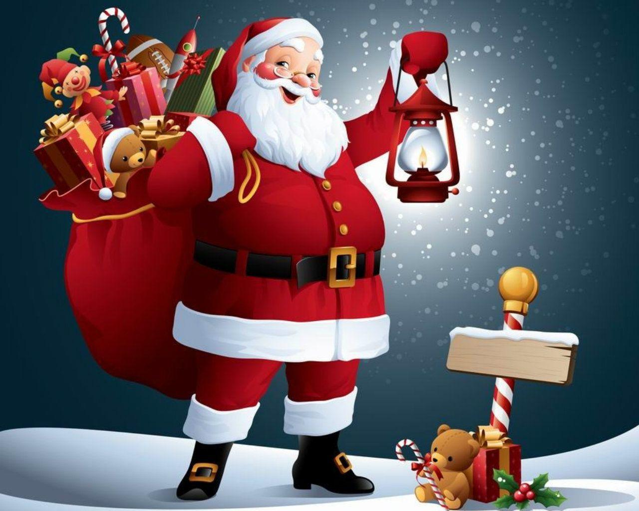 Santa Claus Christmas wallpaper for Desktop and Mobile