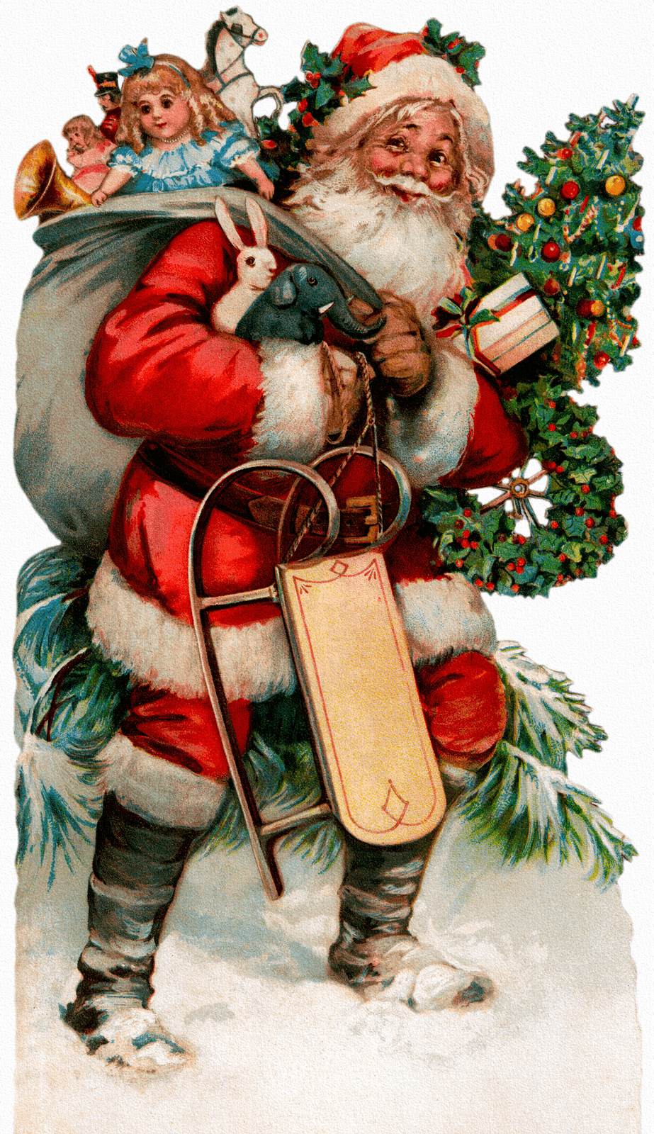 Vintage Santa Claus Wallpaper
