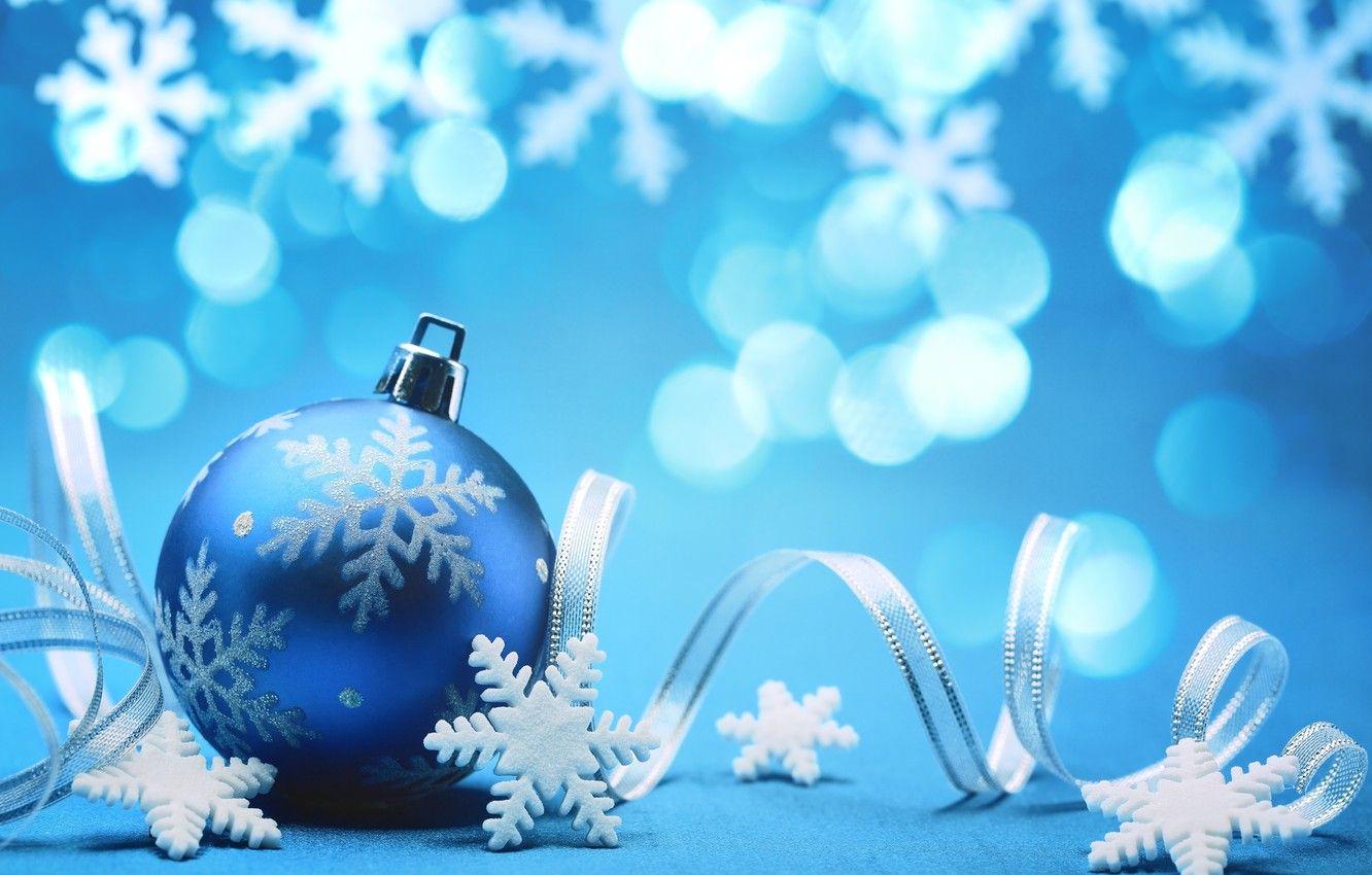 Wallpapers decoration, snowflakes, balls, balls, Christmas