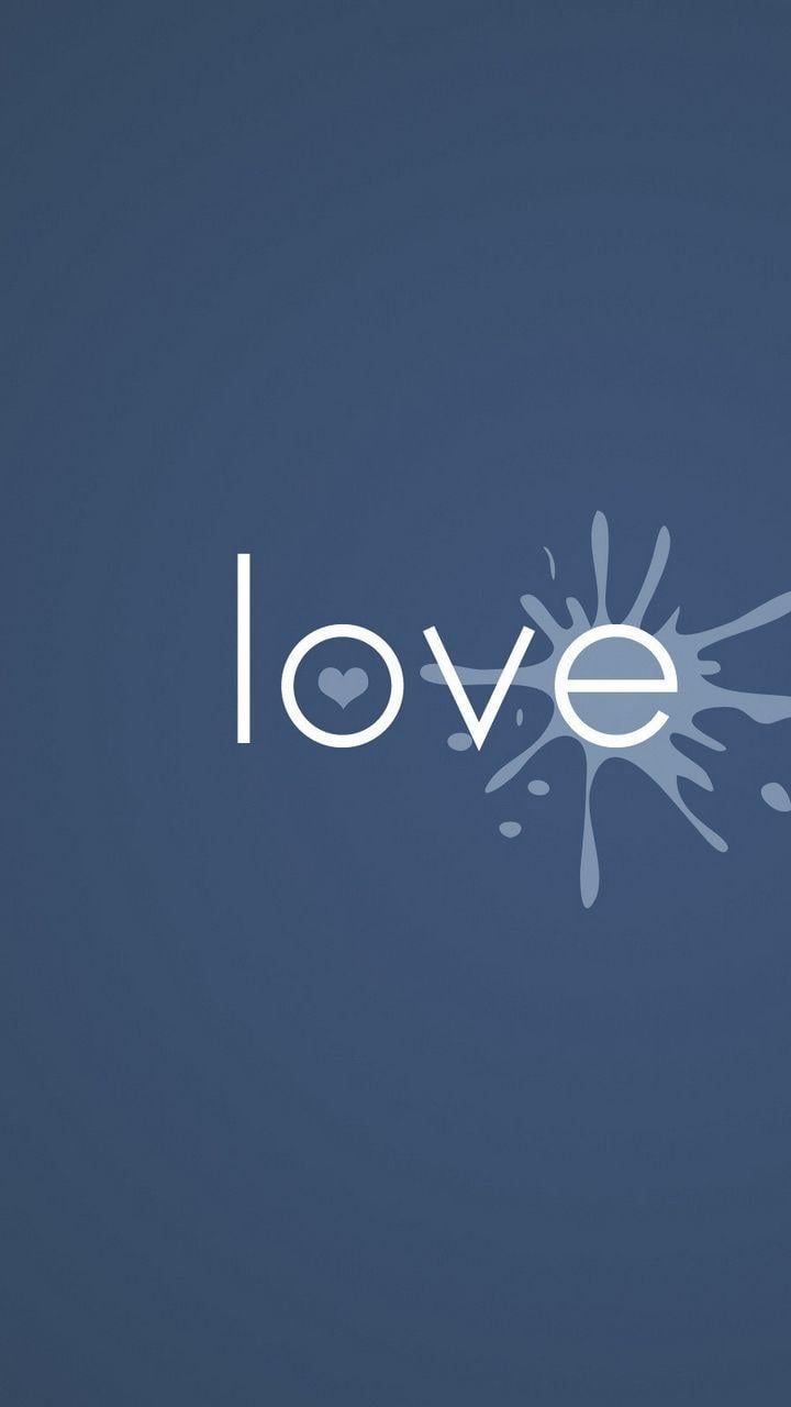 Download wallpaper 720x1280 sign, heart, minimalism, word, love