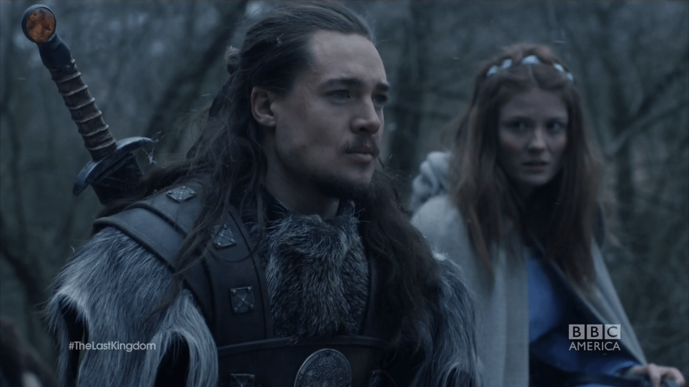 Download Uhtred, The Last Kingdom: Bold Saxon Warrior Wallpaper