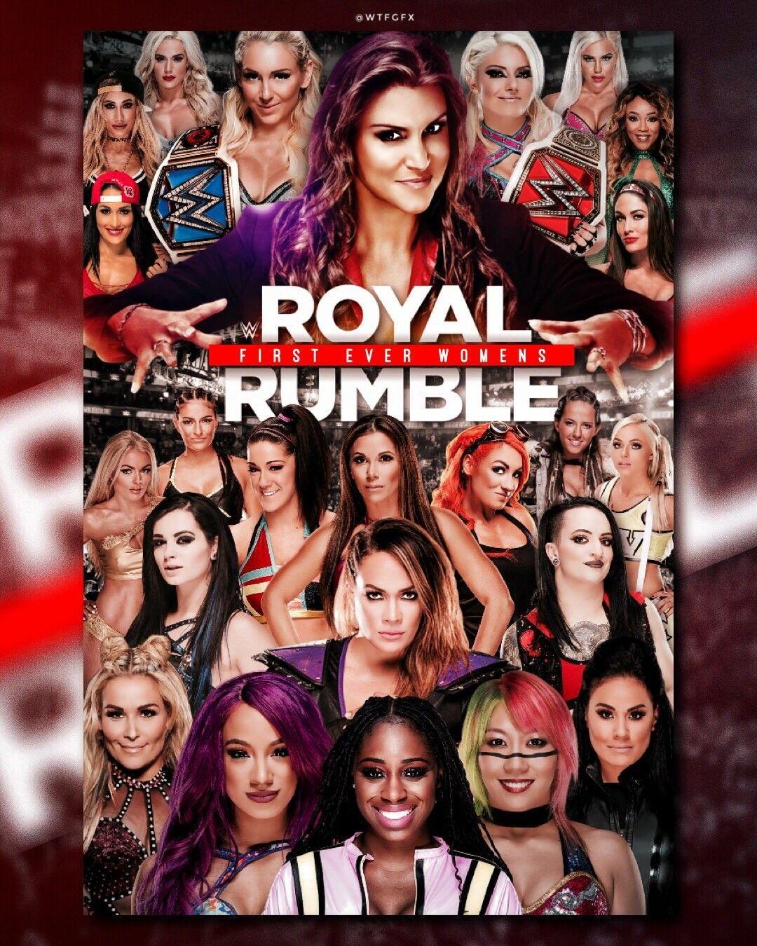 For the first time there will be a WWE Woman Royal Rumble 2018