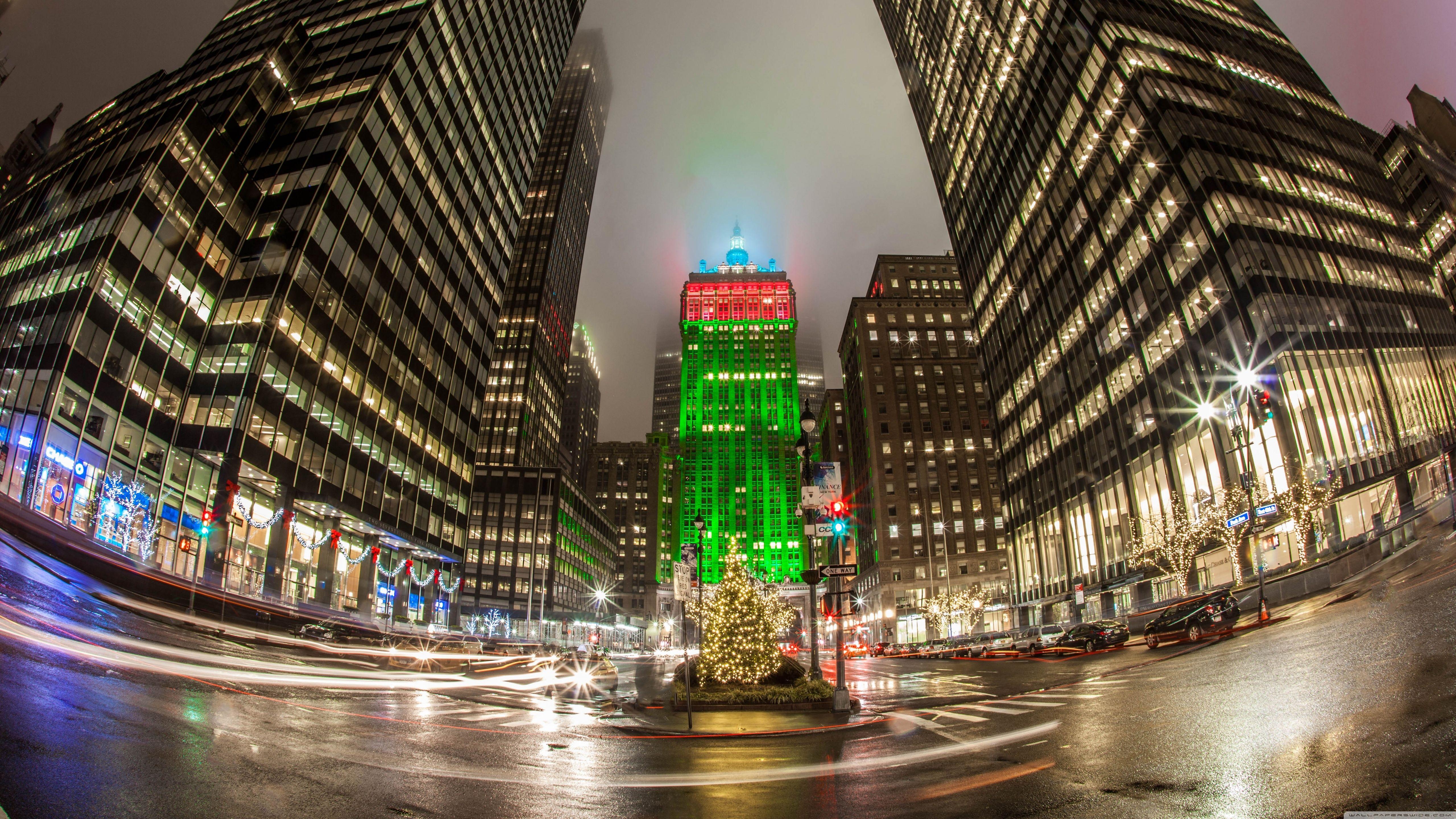New York City Christmas Time ❤ 4K HD Desktop Wallpaper for 4K Ultra