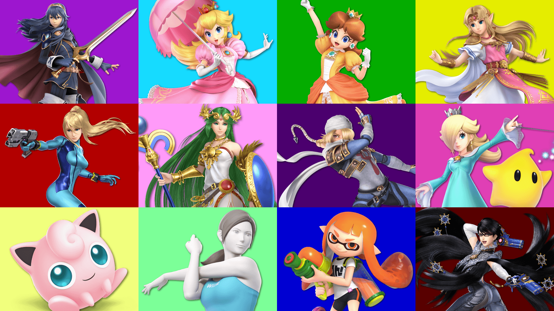 For Fun I threw together a little wallpaper featuring the ladies