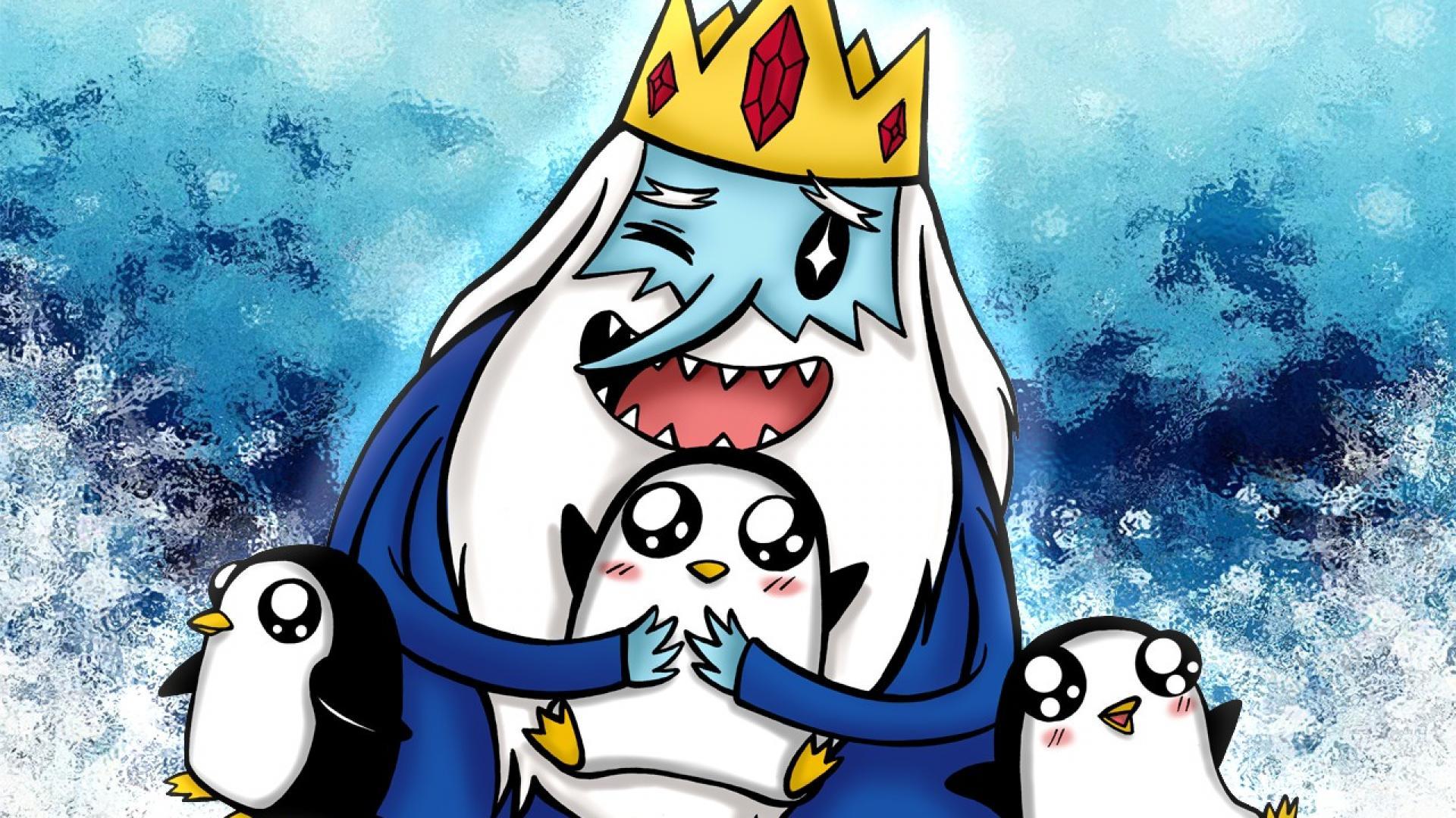 Adventure time with finn and jake ice king wallpapers.