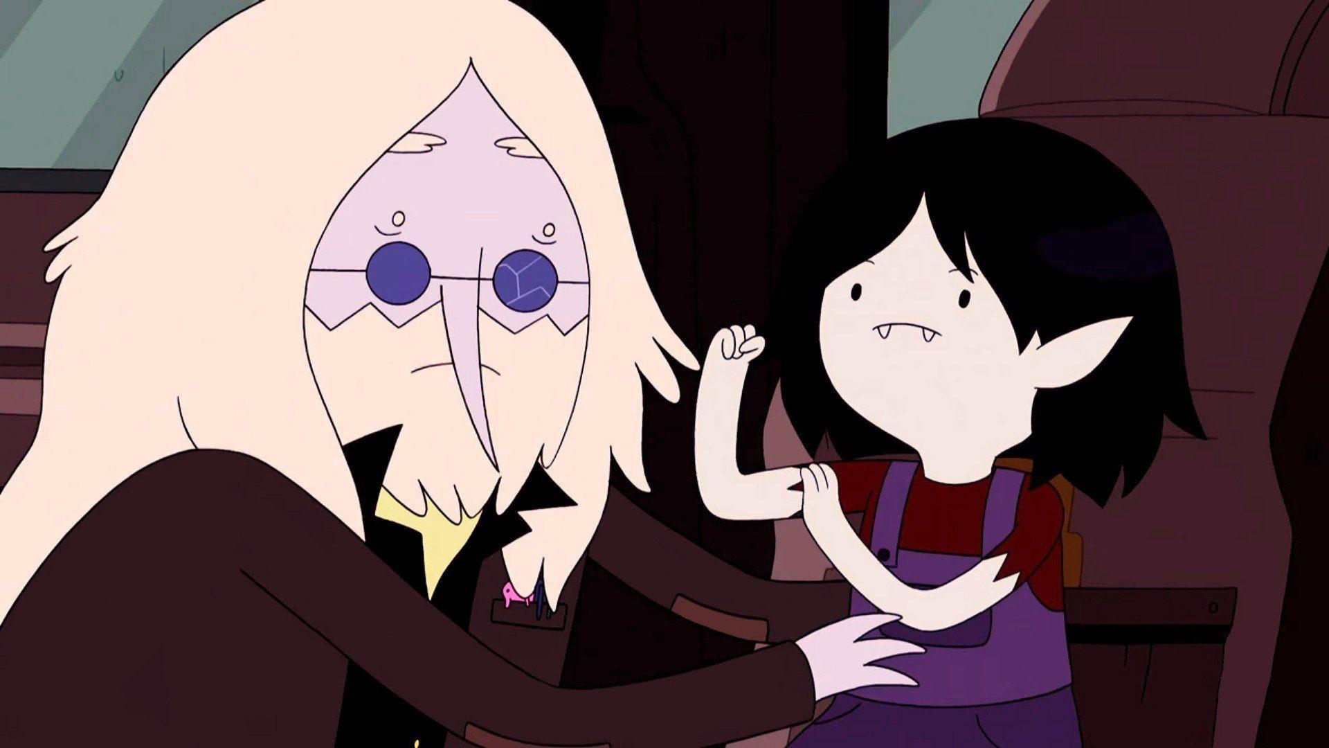 adventure time marceline and ice king wallpaper