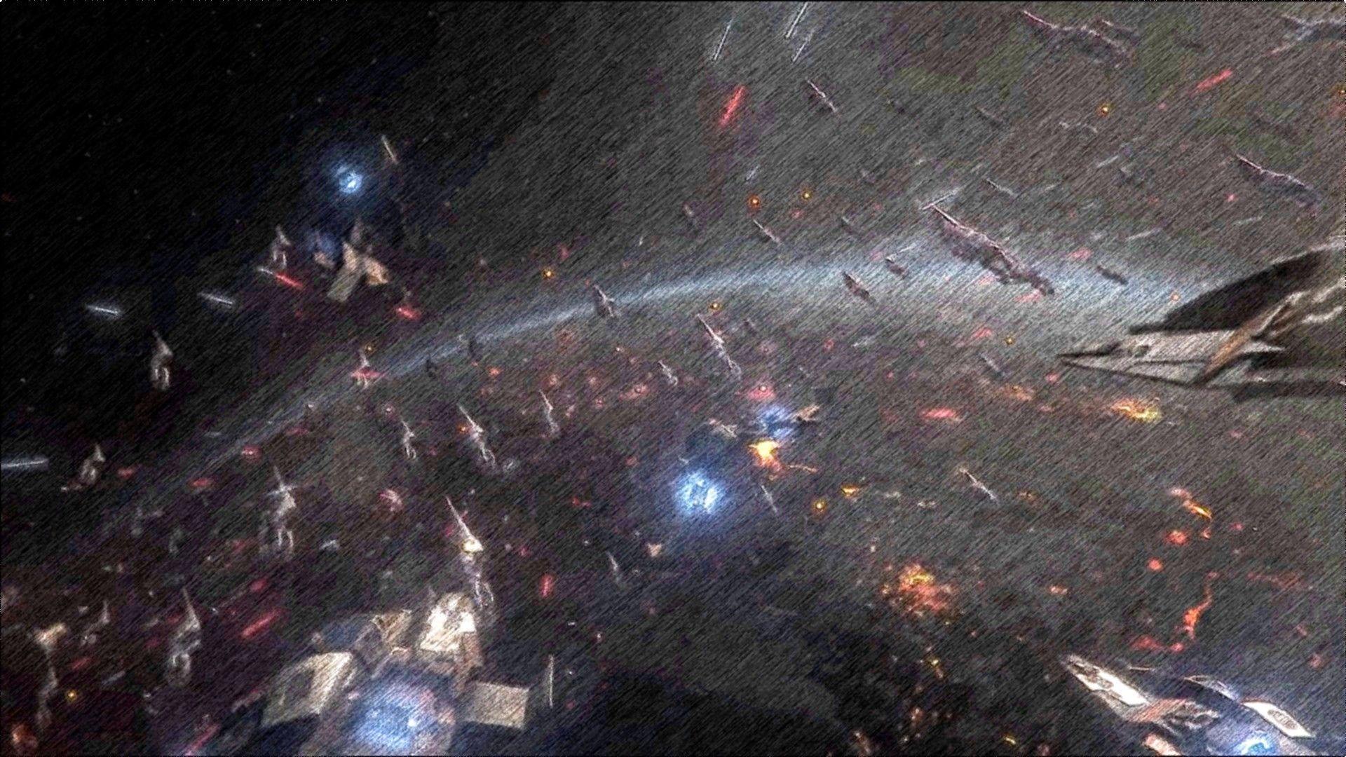 Halo Space Battle Wallpaper