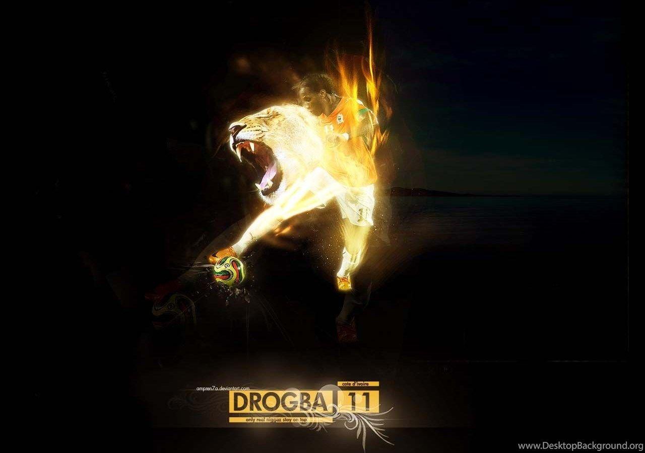 Didier Drogba Tiger Wallpaper Football HD Wallpaper Desktop Background