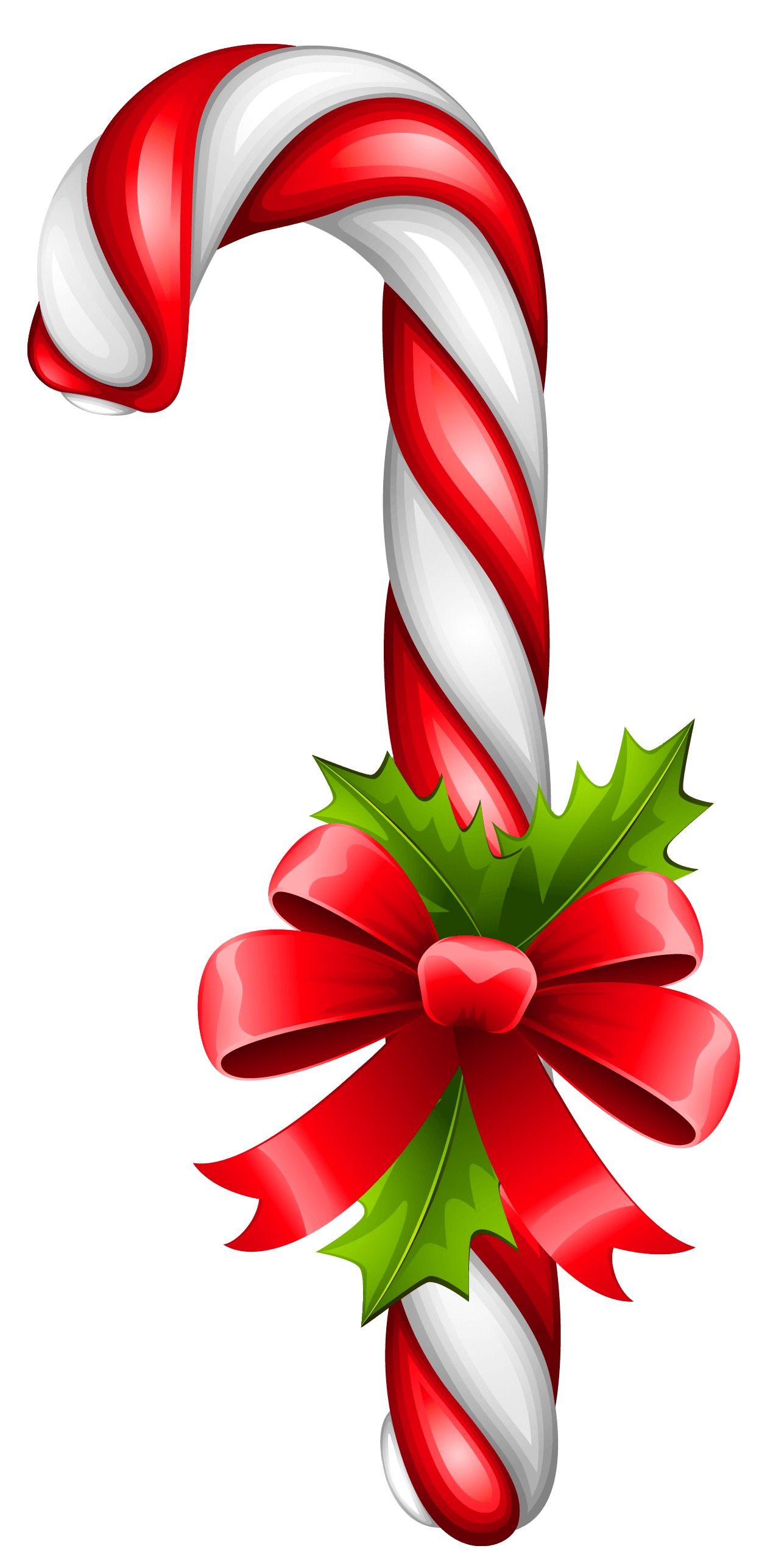 Christmas Candy Cane Transparent PNG Clipart