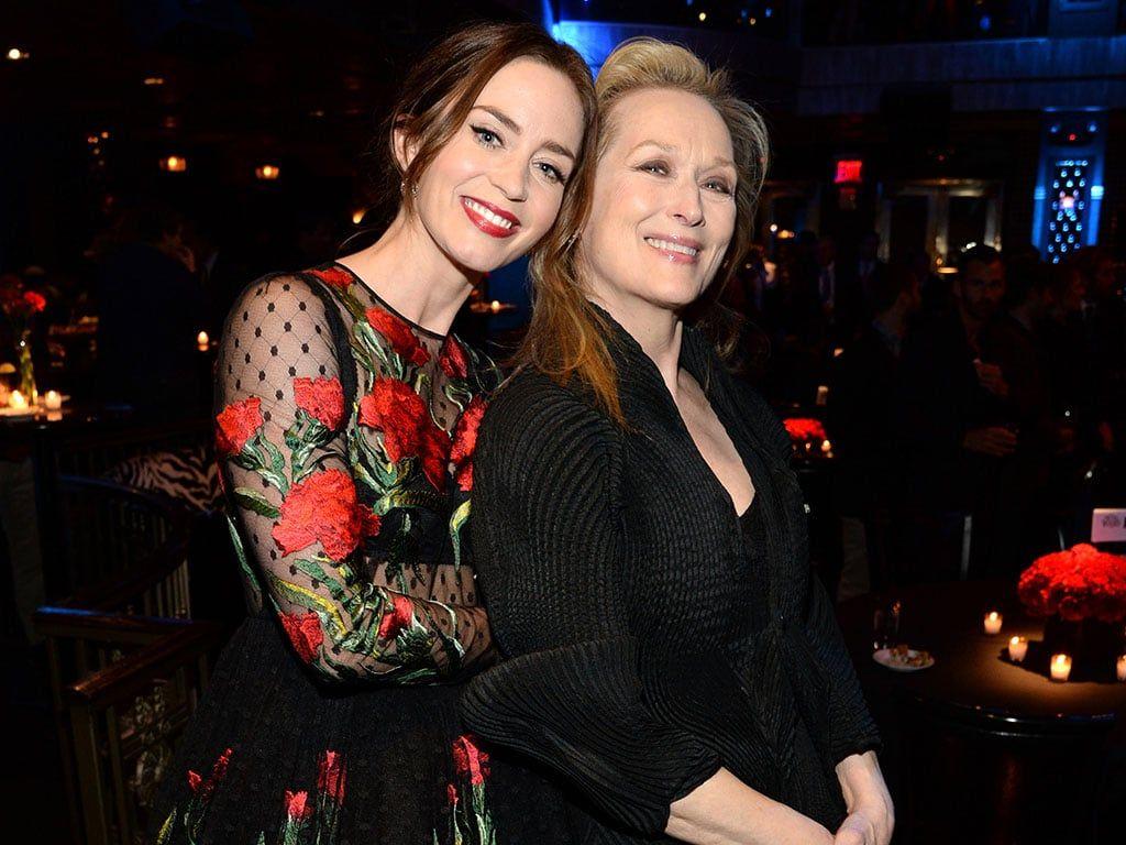 Emily Blunt Gushes About Working With “Inspiration” Meryl Streep