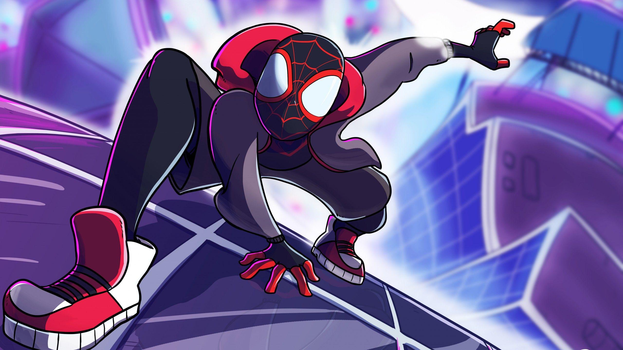 Wallpaper Spider Man: Into The Spider Verse, Marvel Comics, 4K