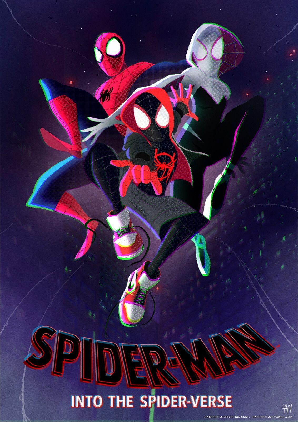 Spiderman: Into the Spiderverse. wallpaper. Spiderman