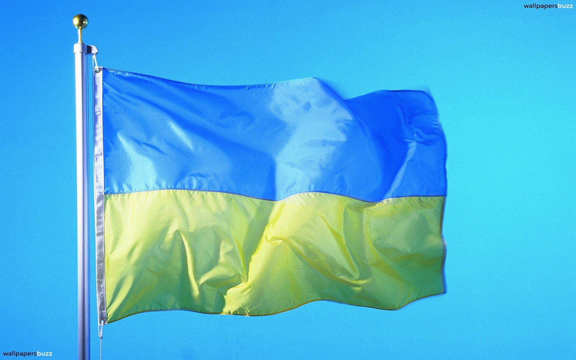 The flag of Ukraine HD Wallpaper