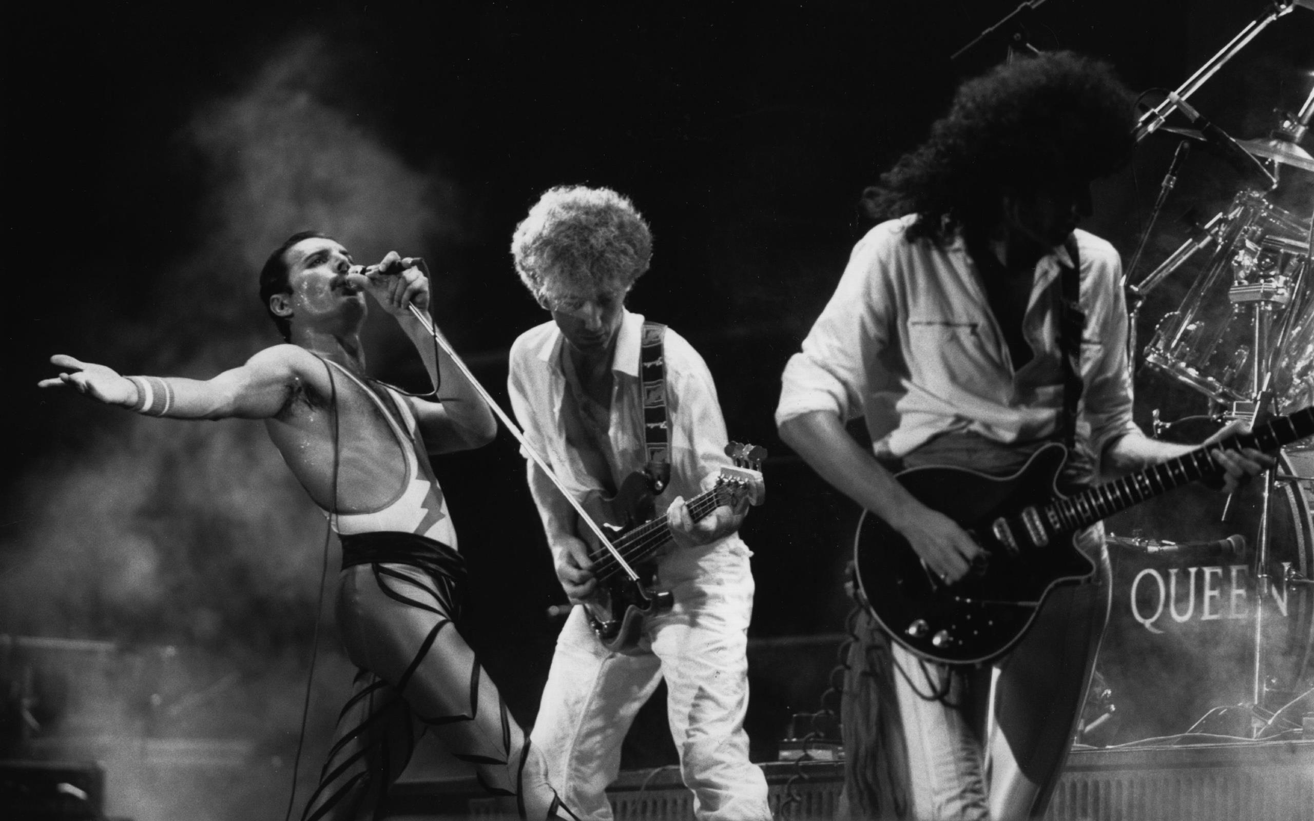 Download wallpaper Queen, Brian May, Freddie Mercury, British