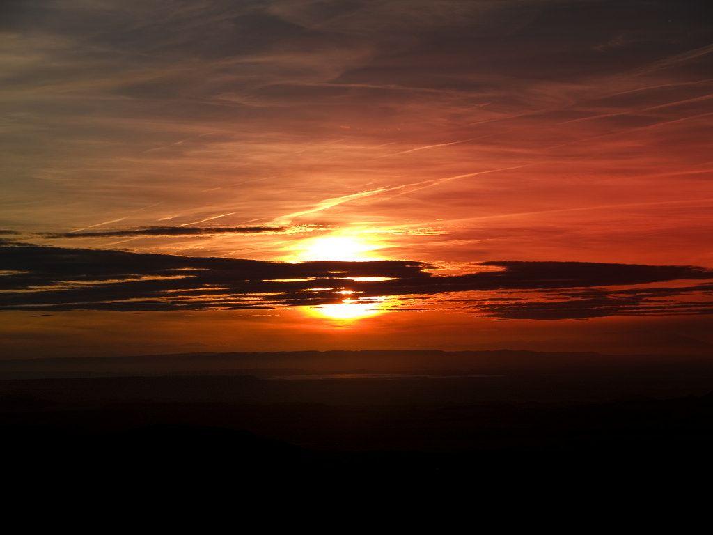 Solsticio de Invierno. Winter Solstice View On Black © Pl