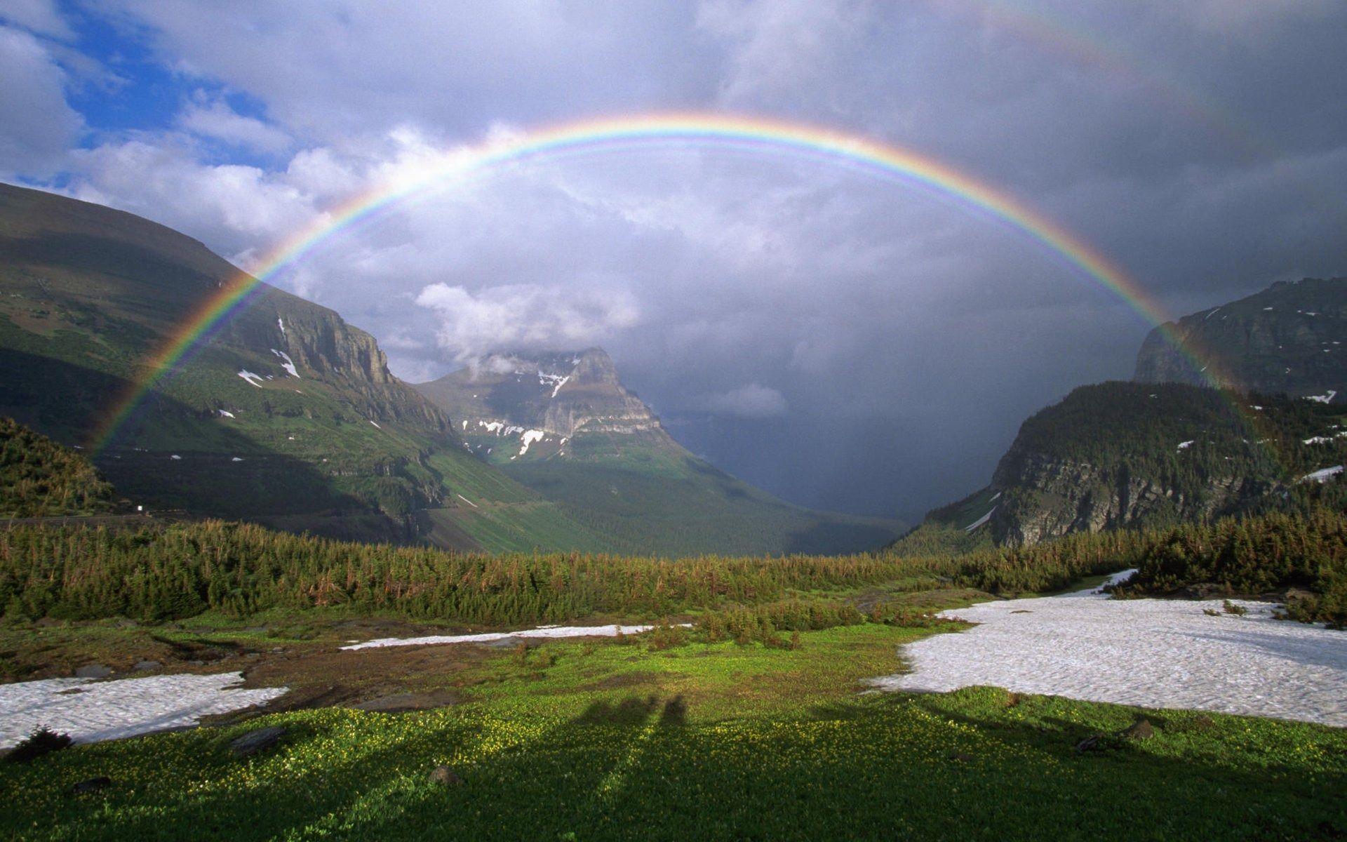 Pictureque High Resolution Rainbow Background