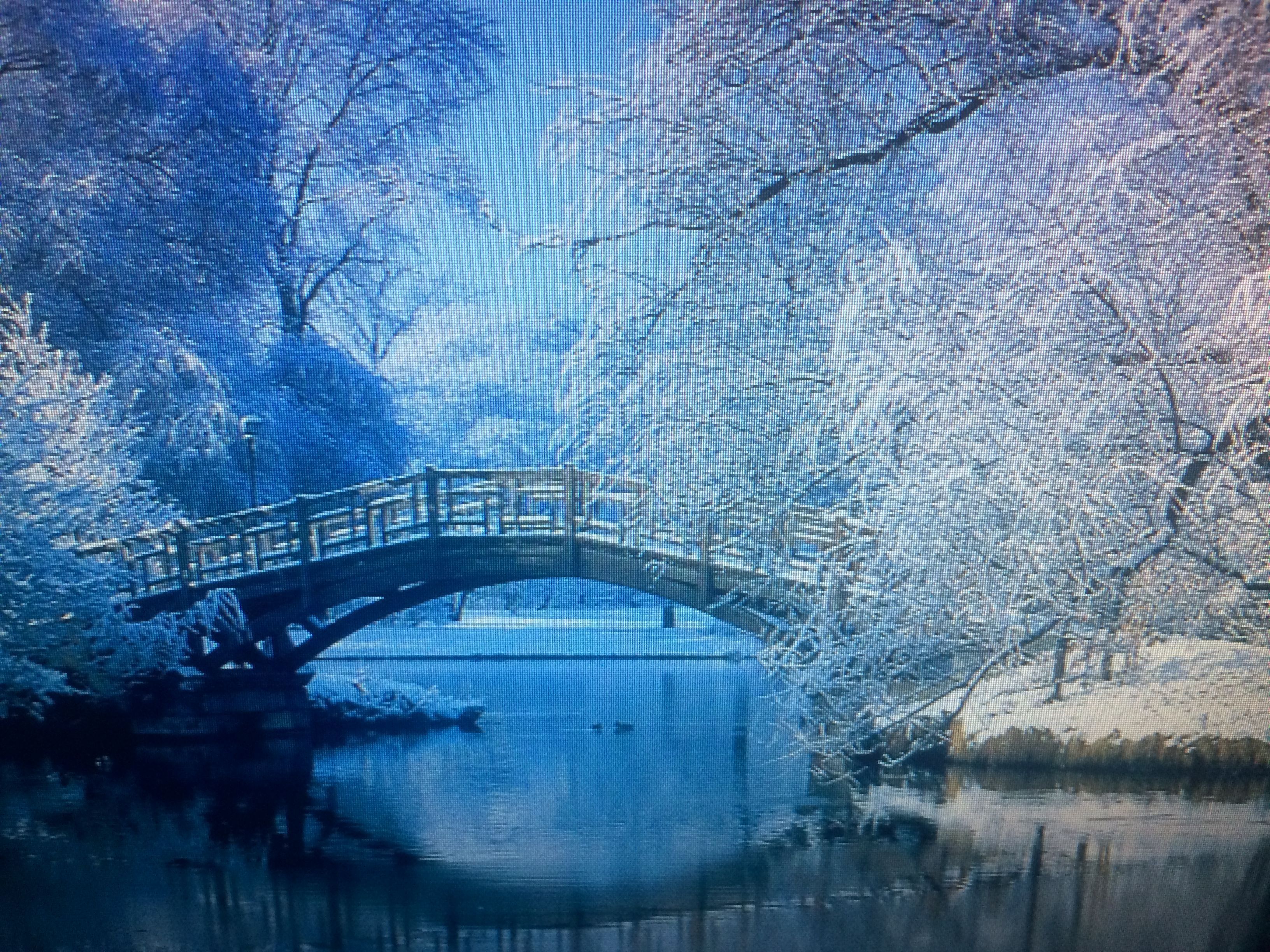 Estrella en 2018. Paisaje nieve, Invierno