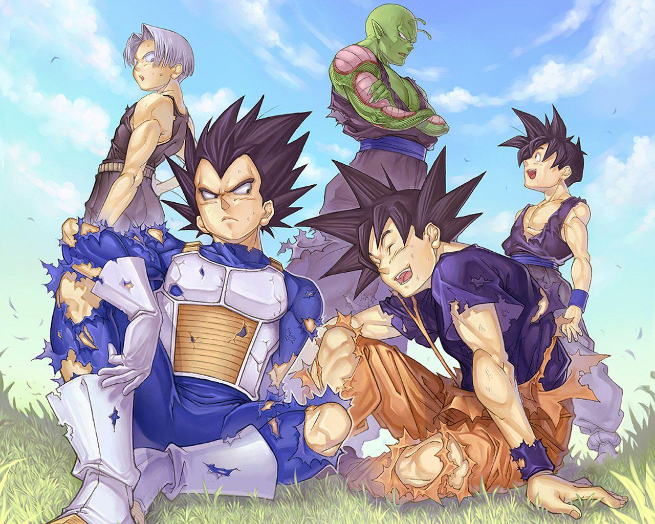 Goku & Vageta* Ball Z Wallpaper