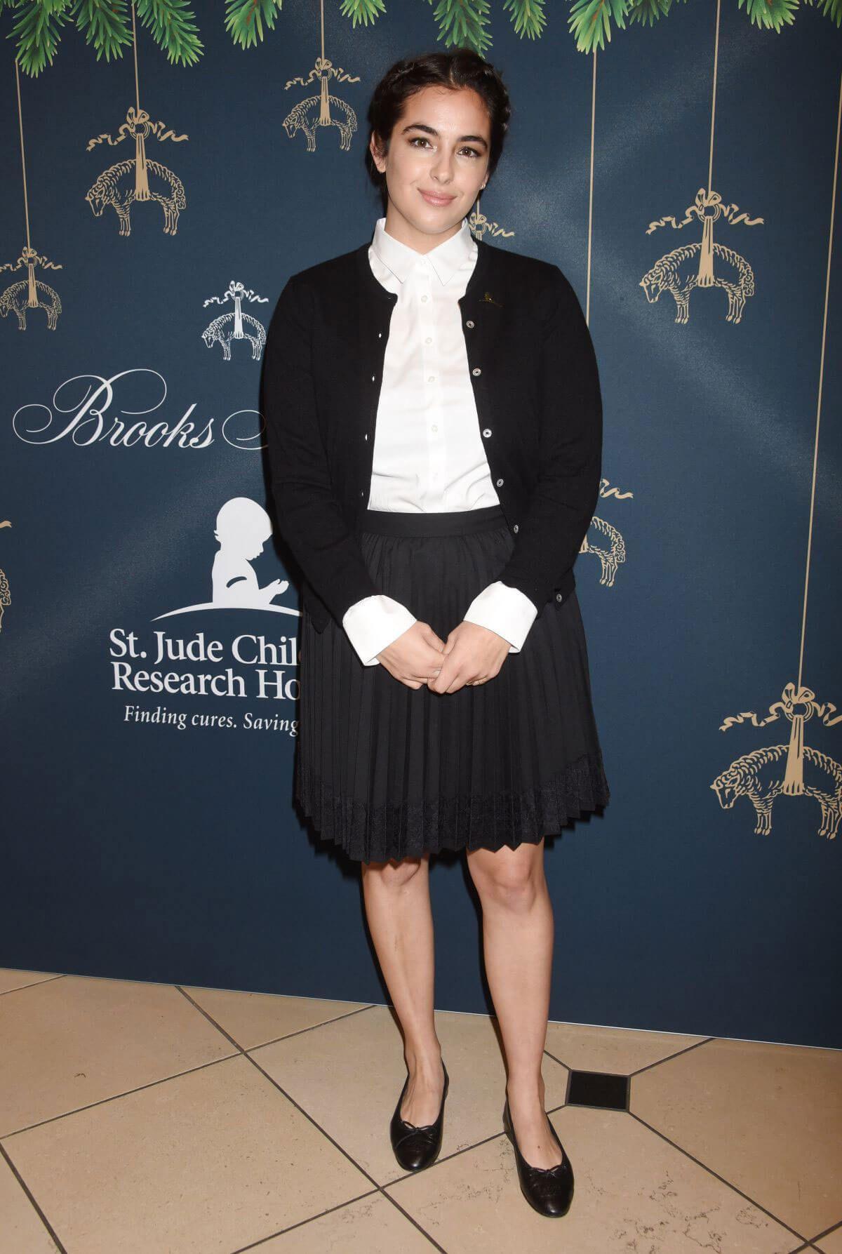 Alanna Masterson Stills at Brooks Brothers Holiday Celebration