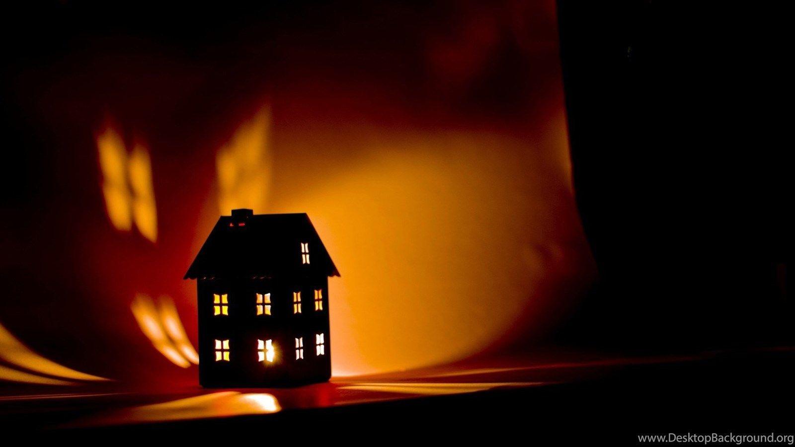 House Candle Light Wallpaper Desktop Background