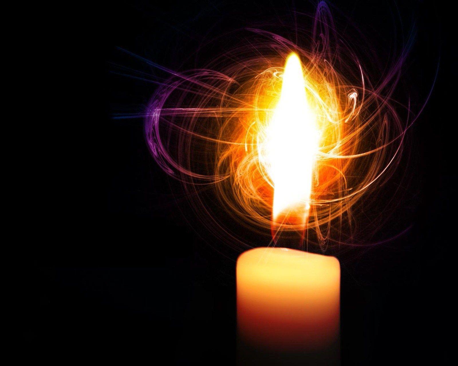 Abstract candle light wallpaper