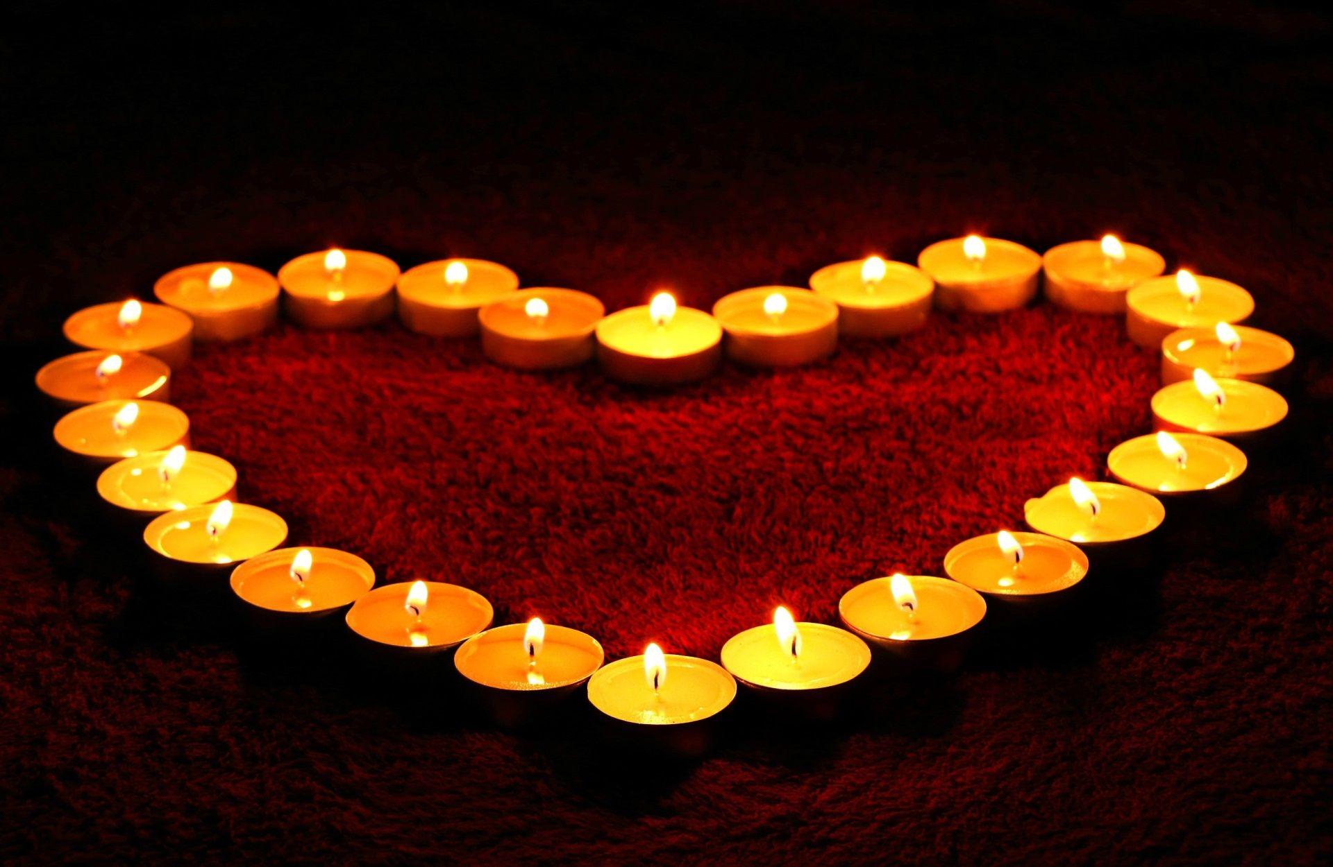 candle lights windows background wallpaper
