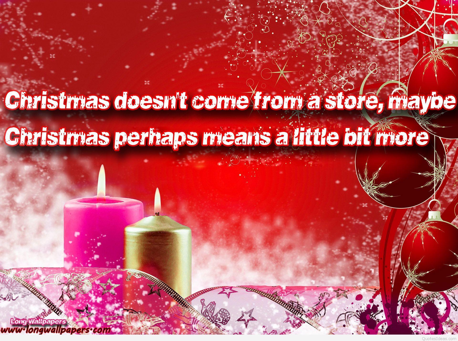Christmas Inspirational Wallpaper Quote hd