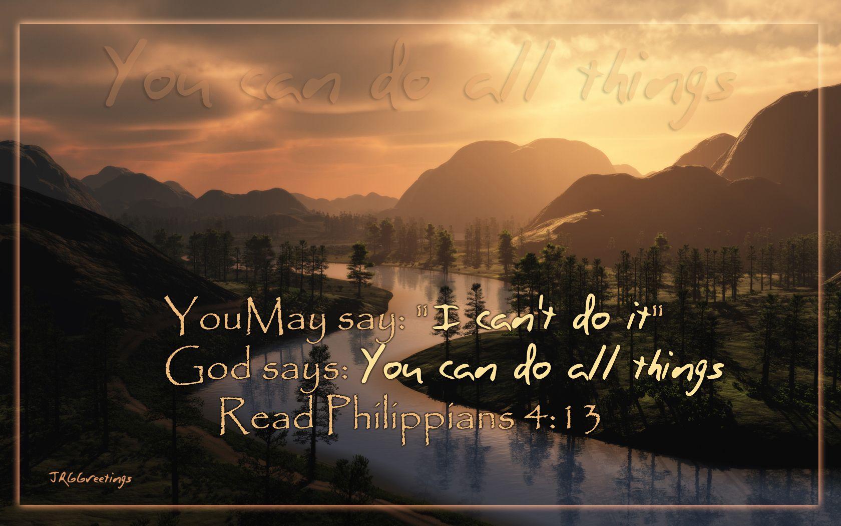 Philippians 4:13.
