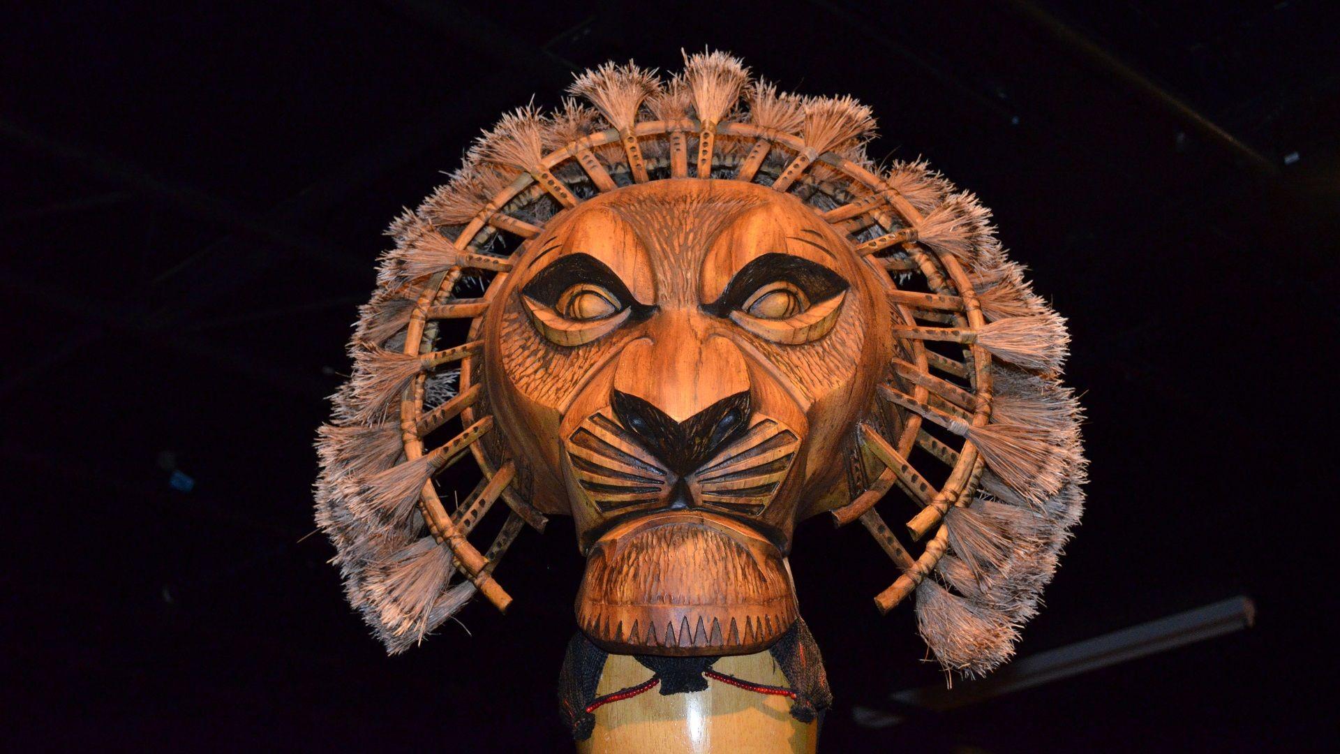 Mufasa Mask From The Lion King Musical HD Wallpaper. Background