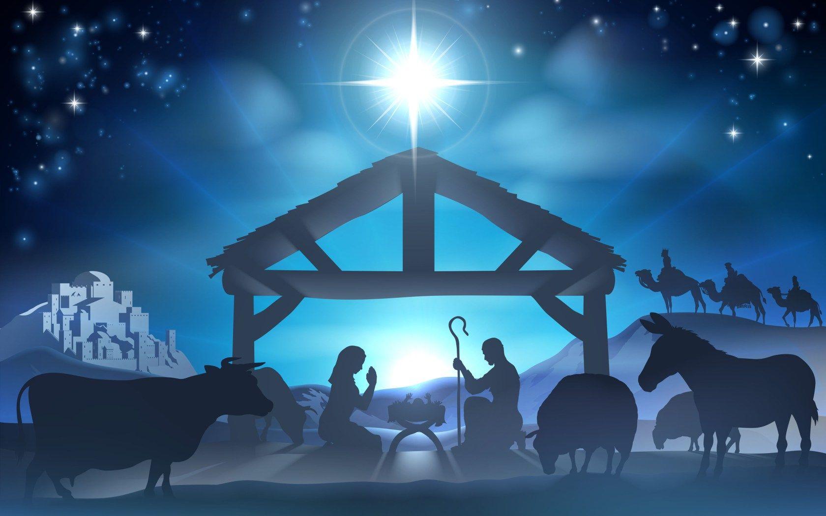 Advent Christmas Time Nativity Scene Wallpaper HD