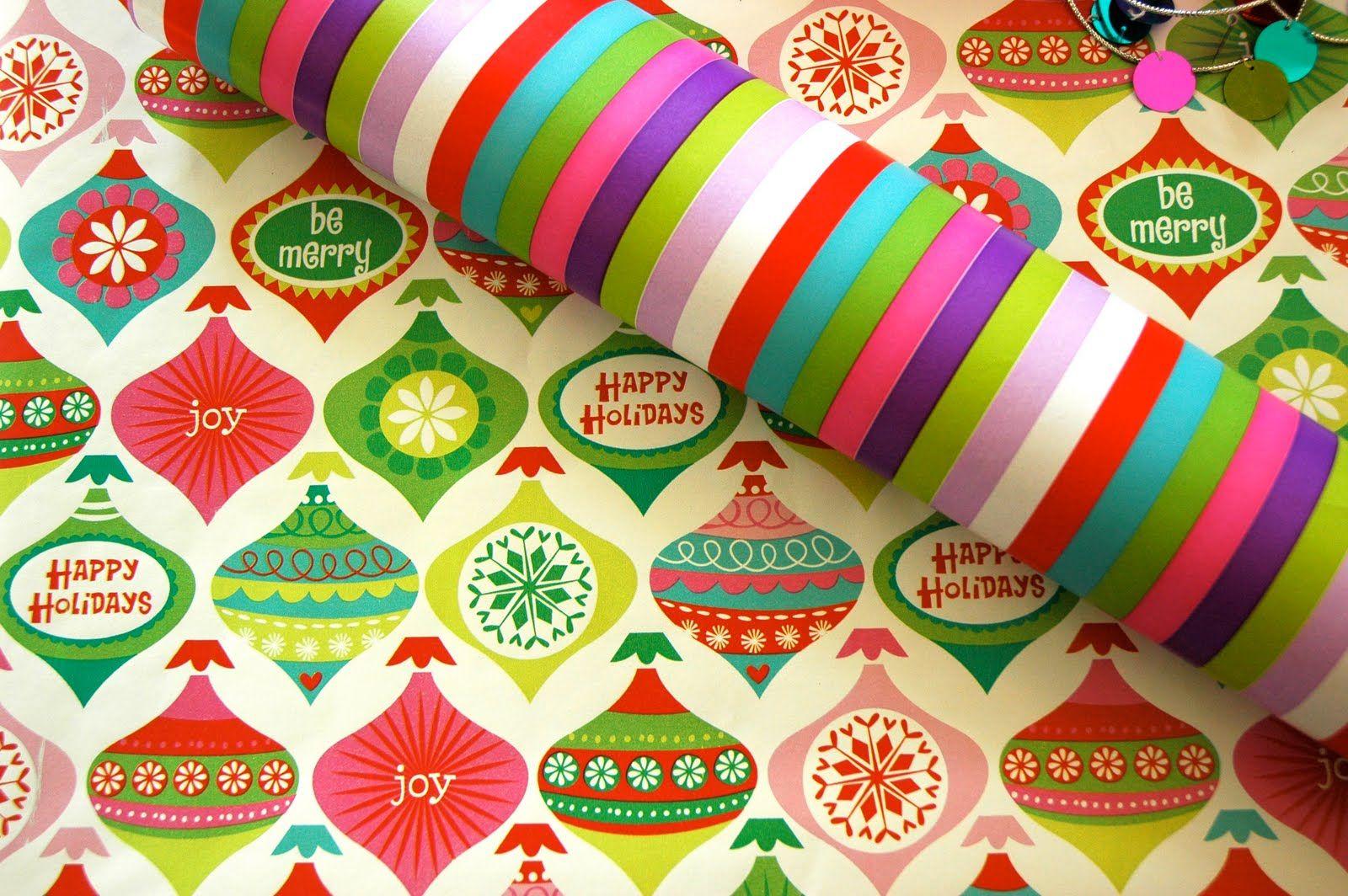 Modern Christmas Wrapping Paper