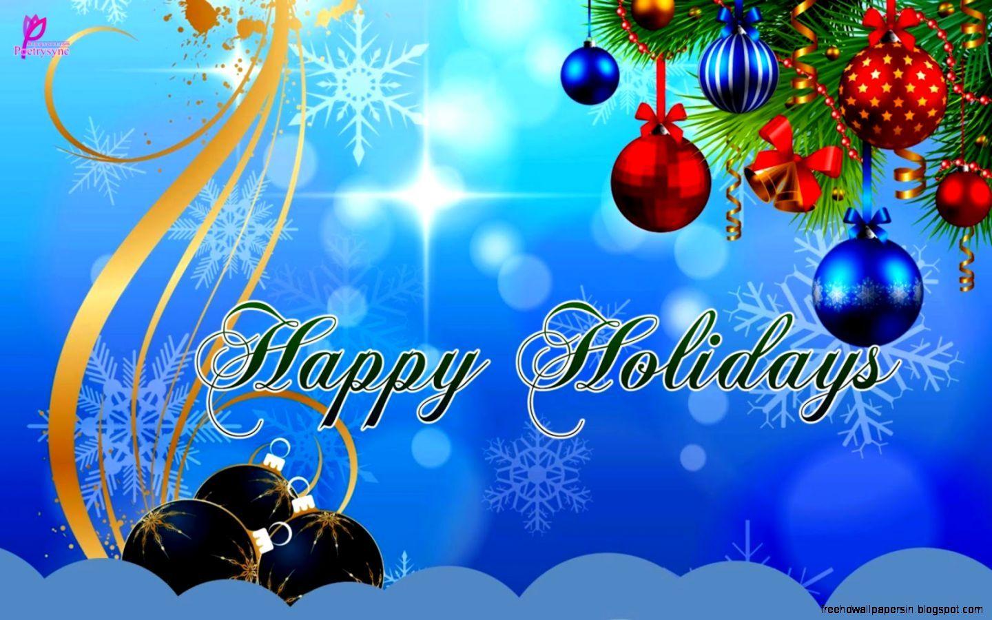 Happy Holiday Season Wishes. Free HD Wallpaper