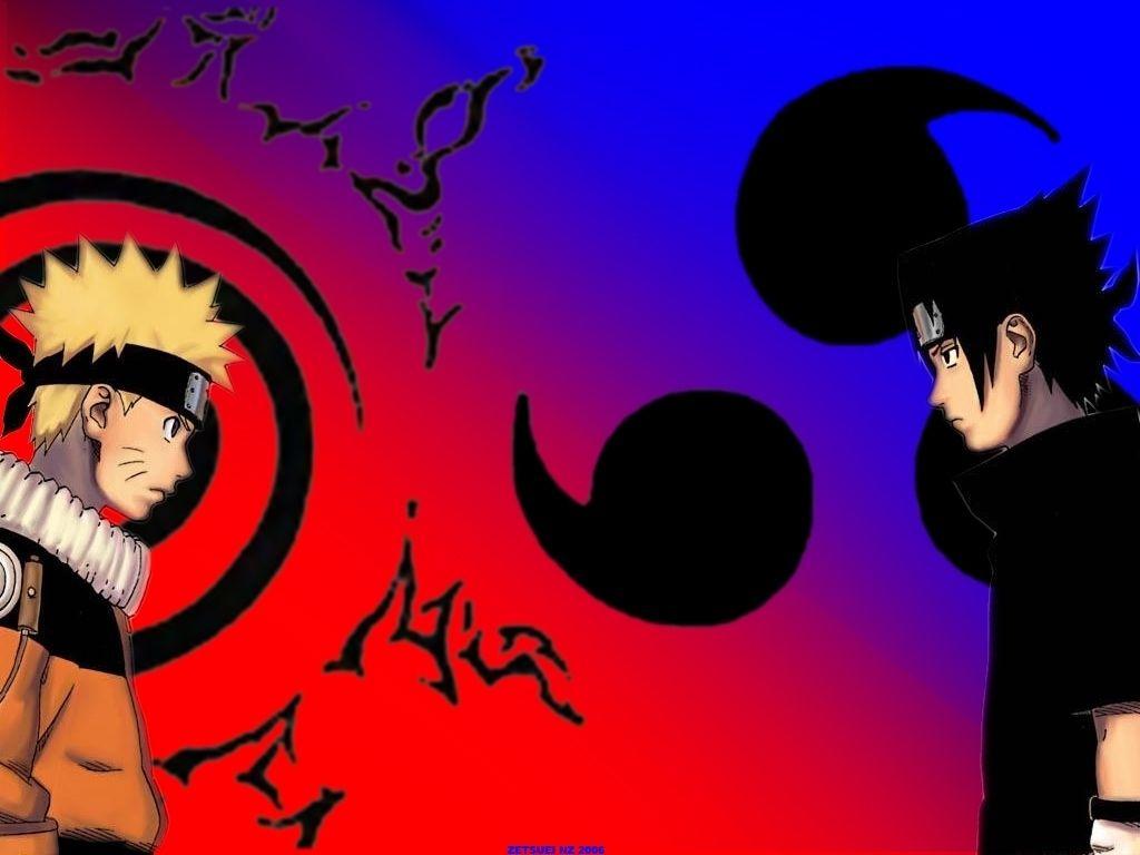 Wallpaper Zipp: Naruto kid VS Sasuke Wallpaper