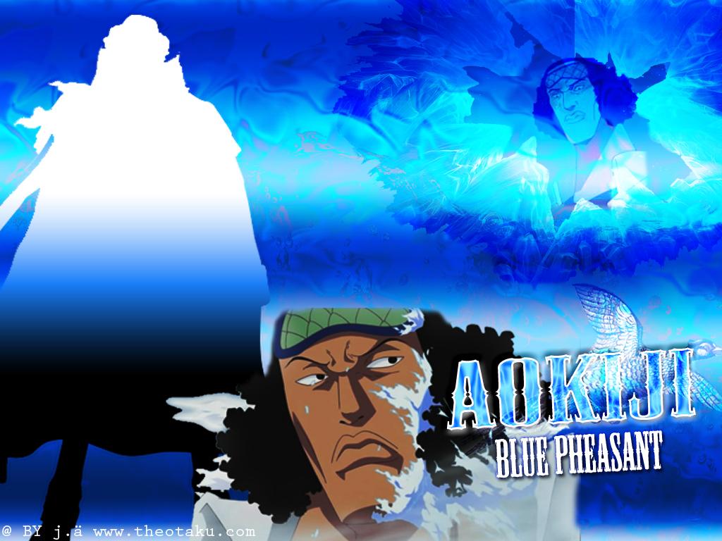 Admiral Aokiji Blue Pheasant Wallpaper Piece Anime Wallpaper