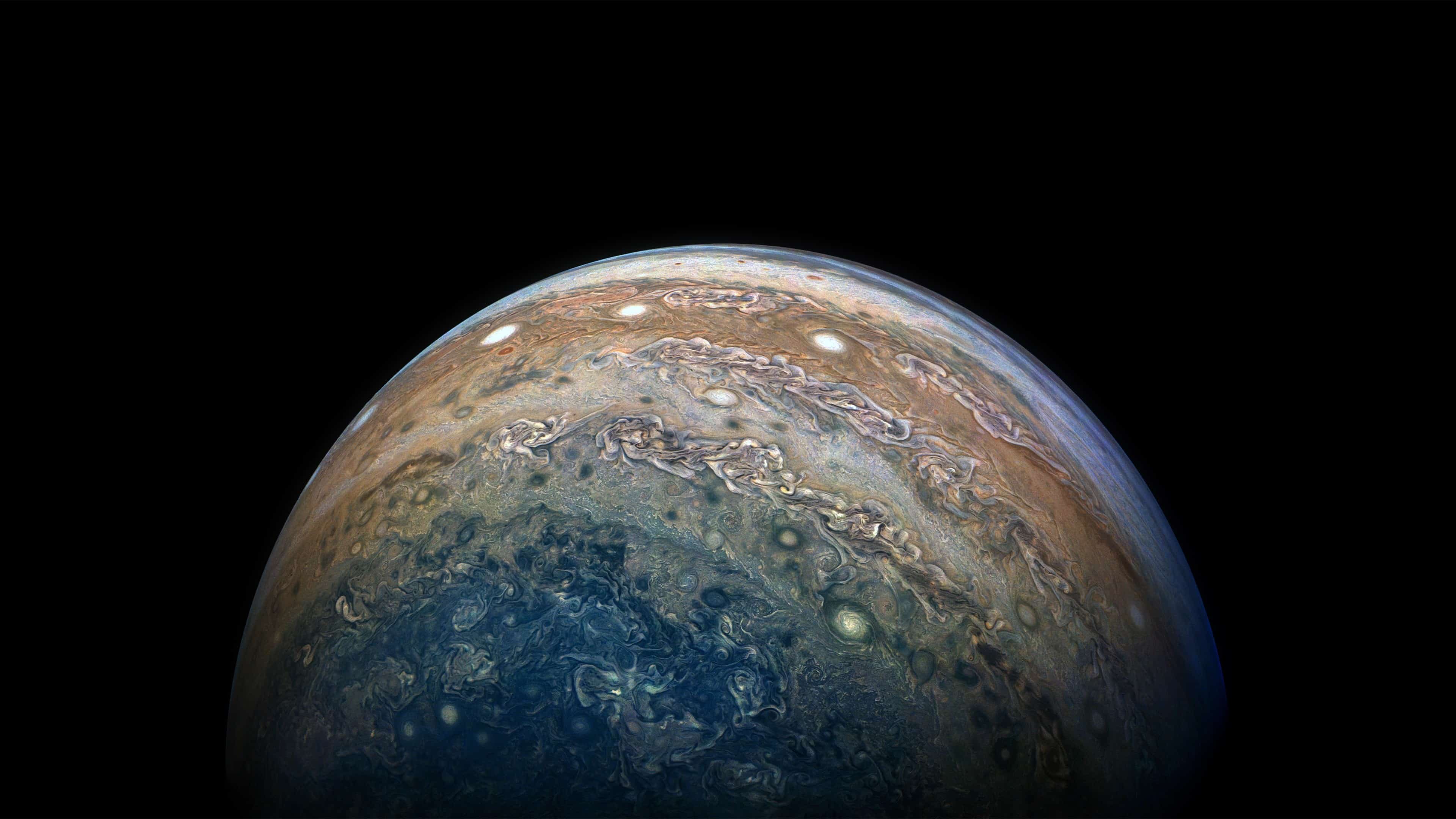 Jupiter Juno Mission UHD 4K Wallpaper