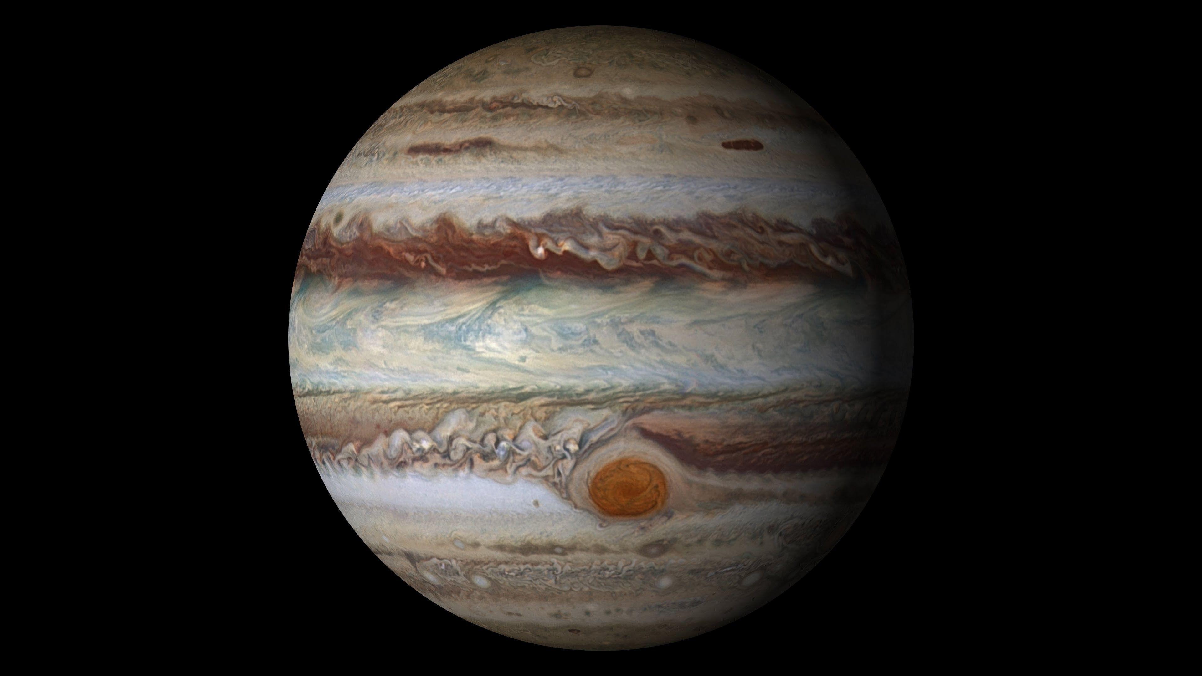 Wallpaper Jupiter, Juno, 4k, HD, NASA, space, photo, planet, Space